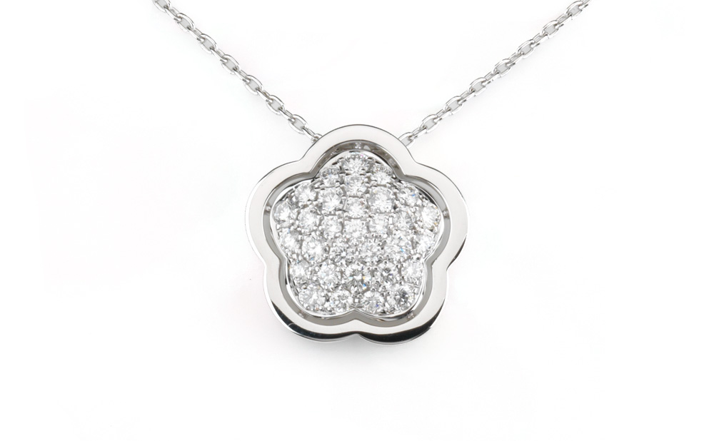 Necklace / PT / Diamond (With PT chain)