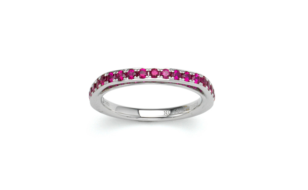 K-line / Ring / Pt950 / Ruby