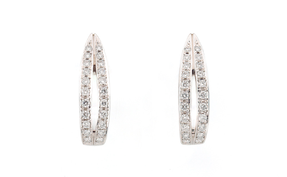 U-line / Earrings / PT / Diamond