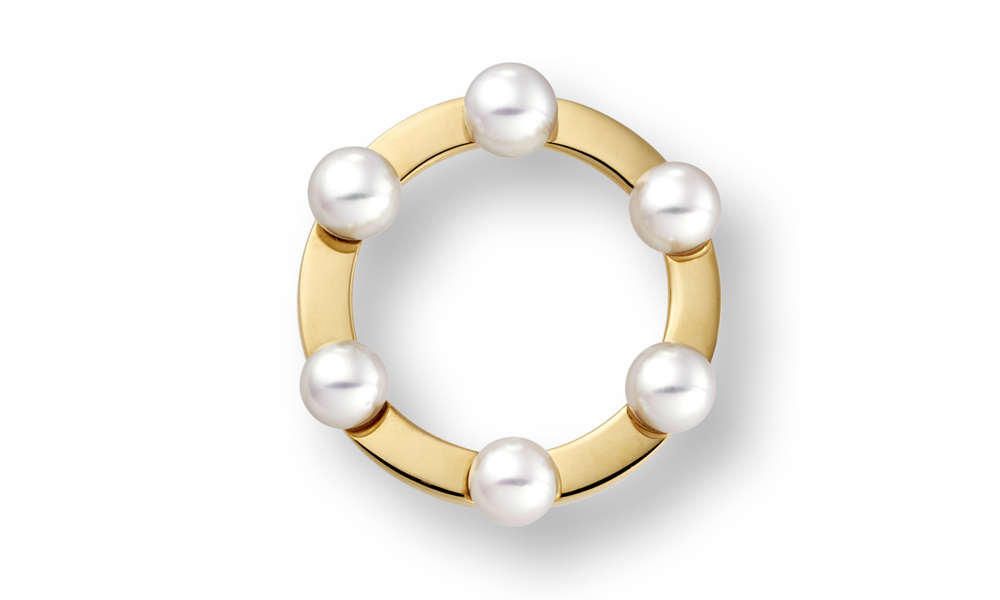 U-line / Pierce / K18 / Akoya Cultured pearls